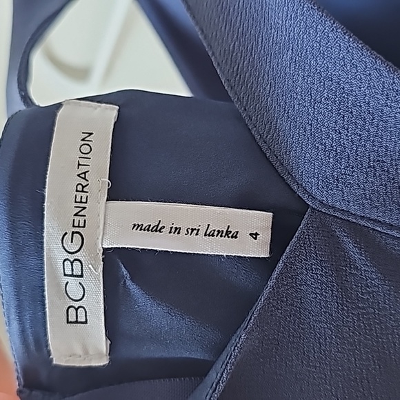 NWT BCBGeneration Sleeveless Blue Dress, Women's Size 4 - Picture 5 of 8